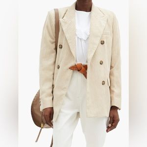 New Rowing Blazers Target Corduroy Blazer Double Breasted Women’s Jacket Coat S